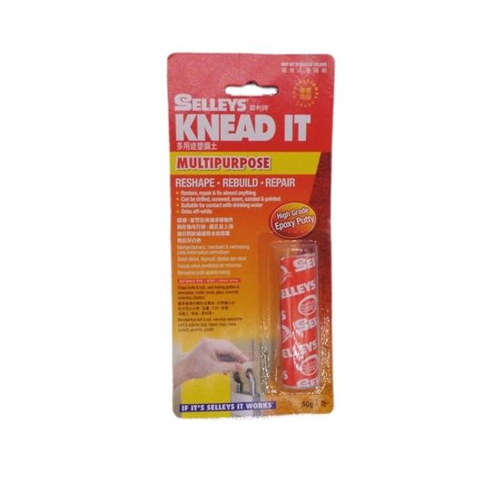 Selleys Knead It MultiPurpose Epoxy Putty 50gm Wujin Online Plumbing